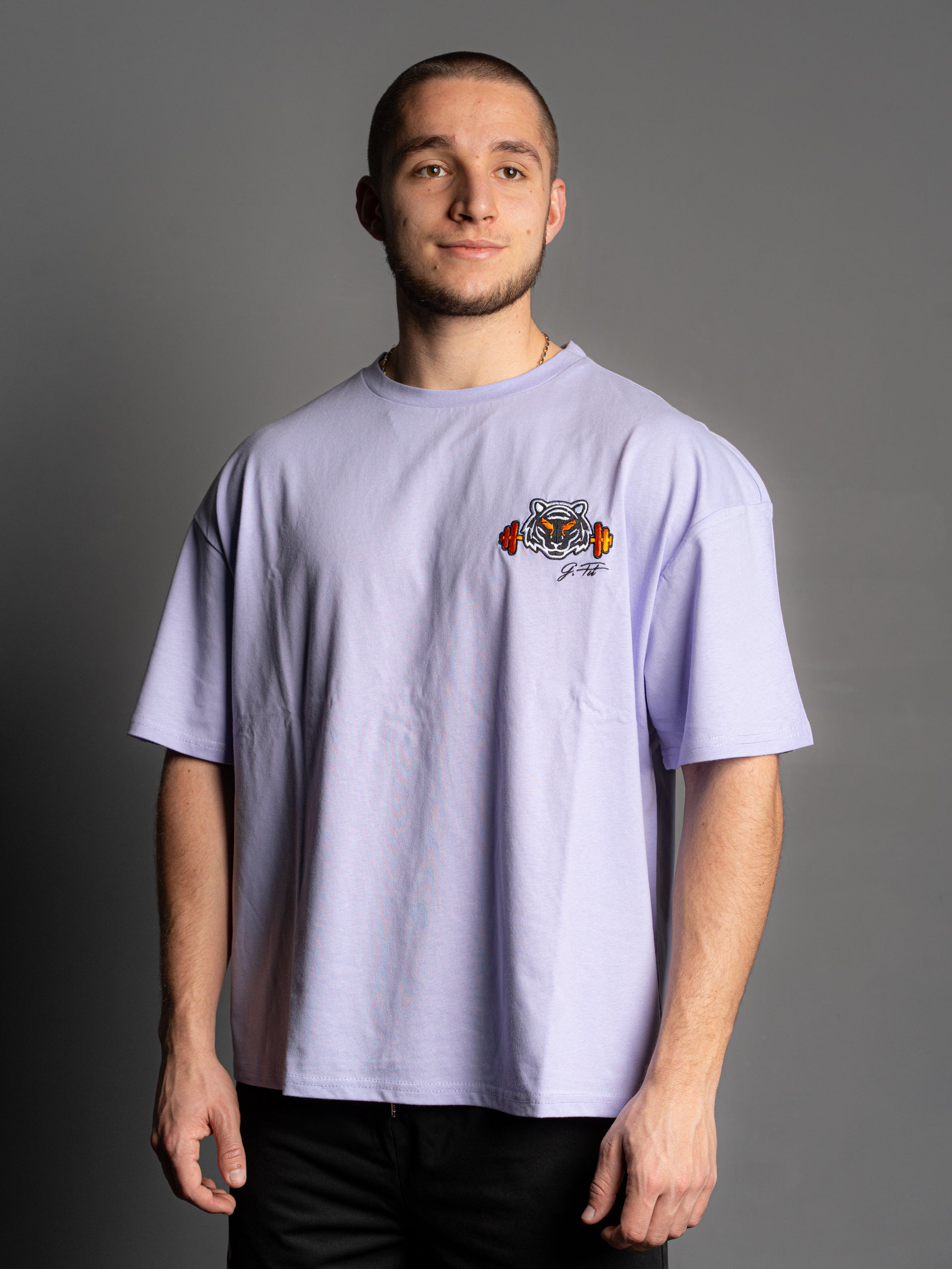 VIOLET OVERSIZE T-SHIRT