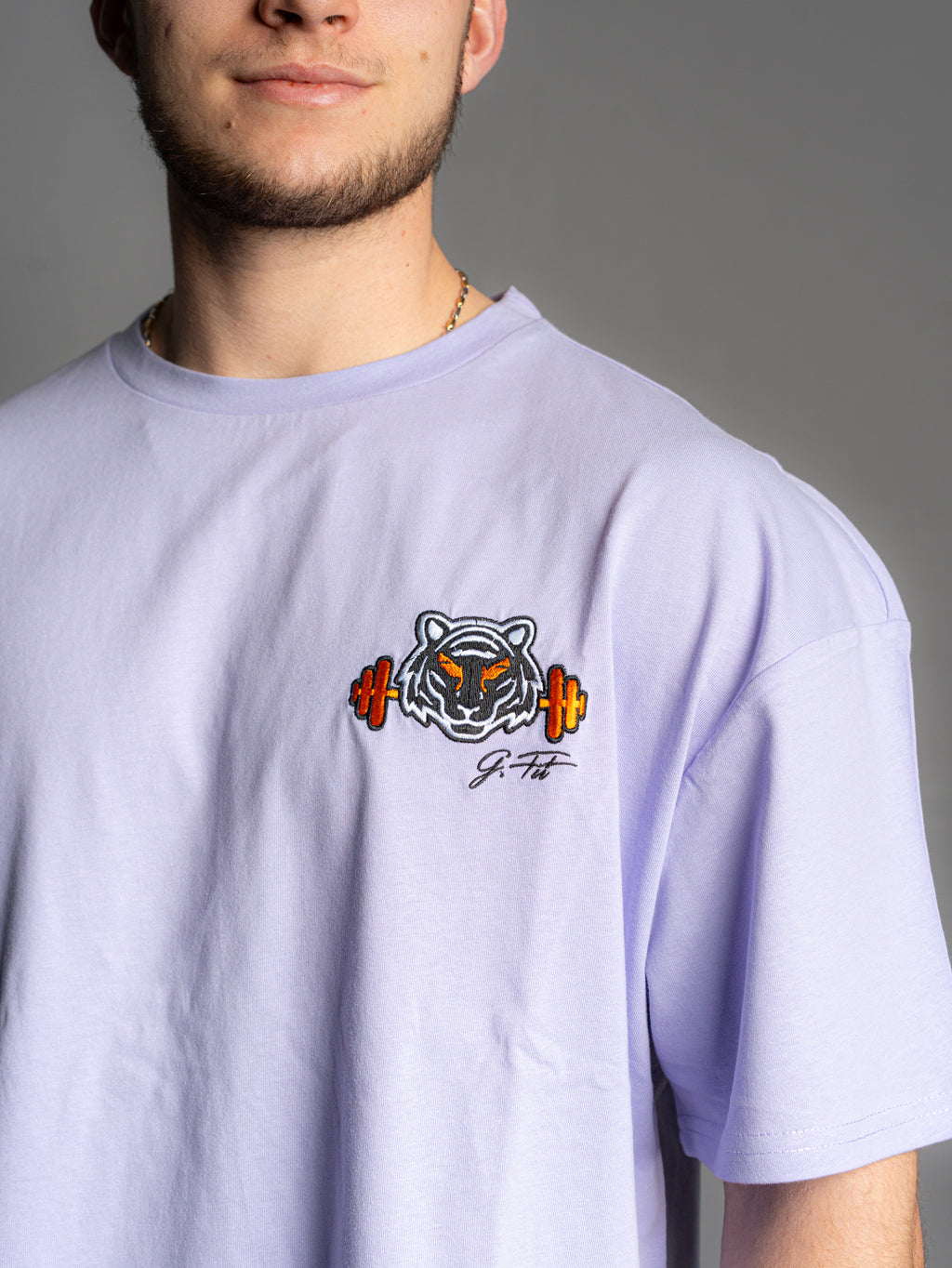 VIOLET OVERSIZE T-SHIRT
