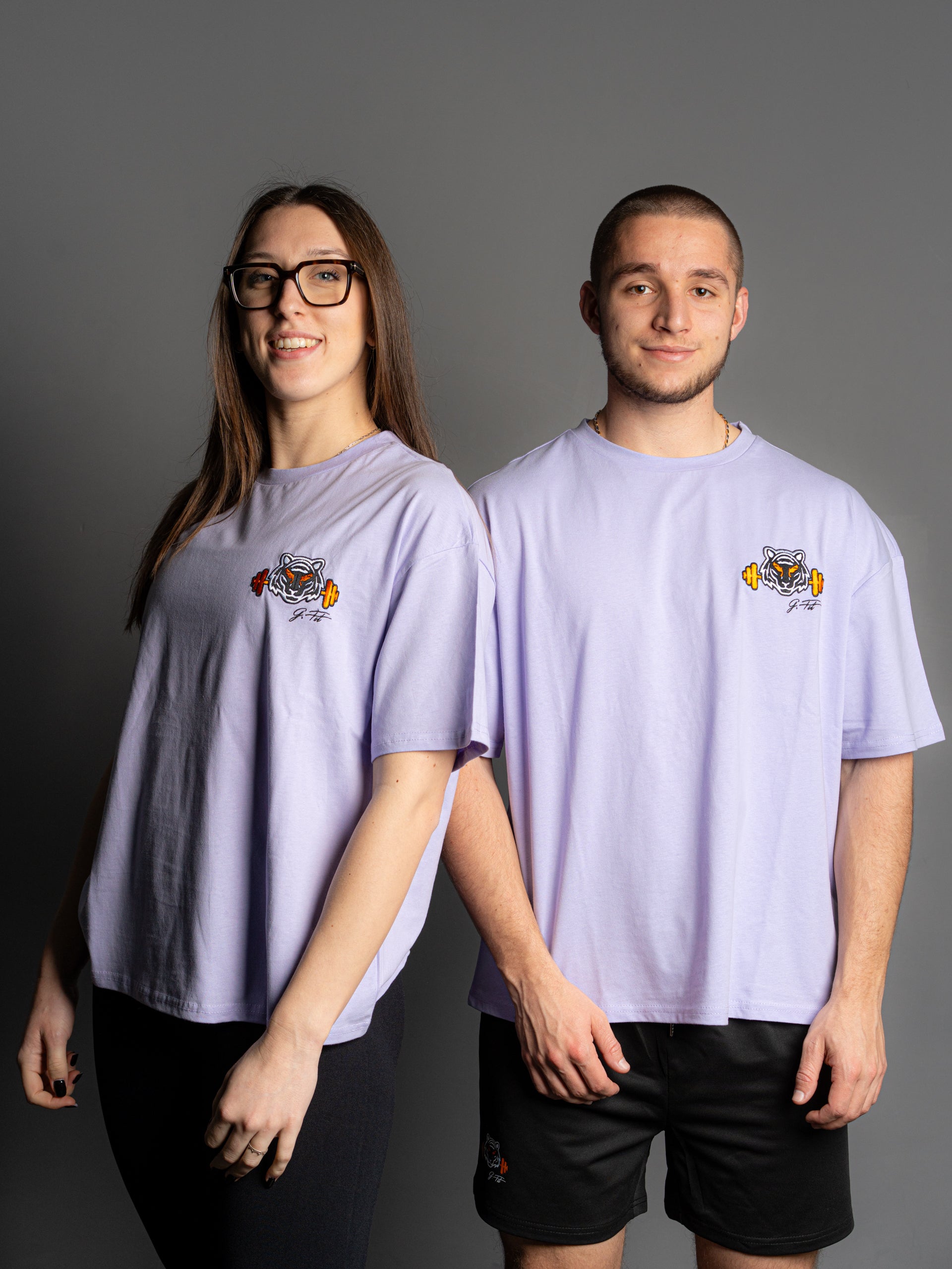 VIOLET OVERSIZE T-SHIRT