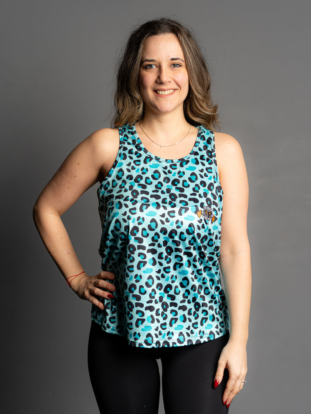 GREEN WILD TANK TOP