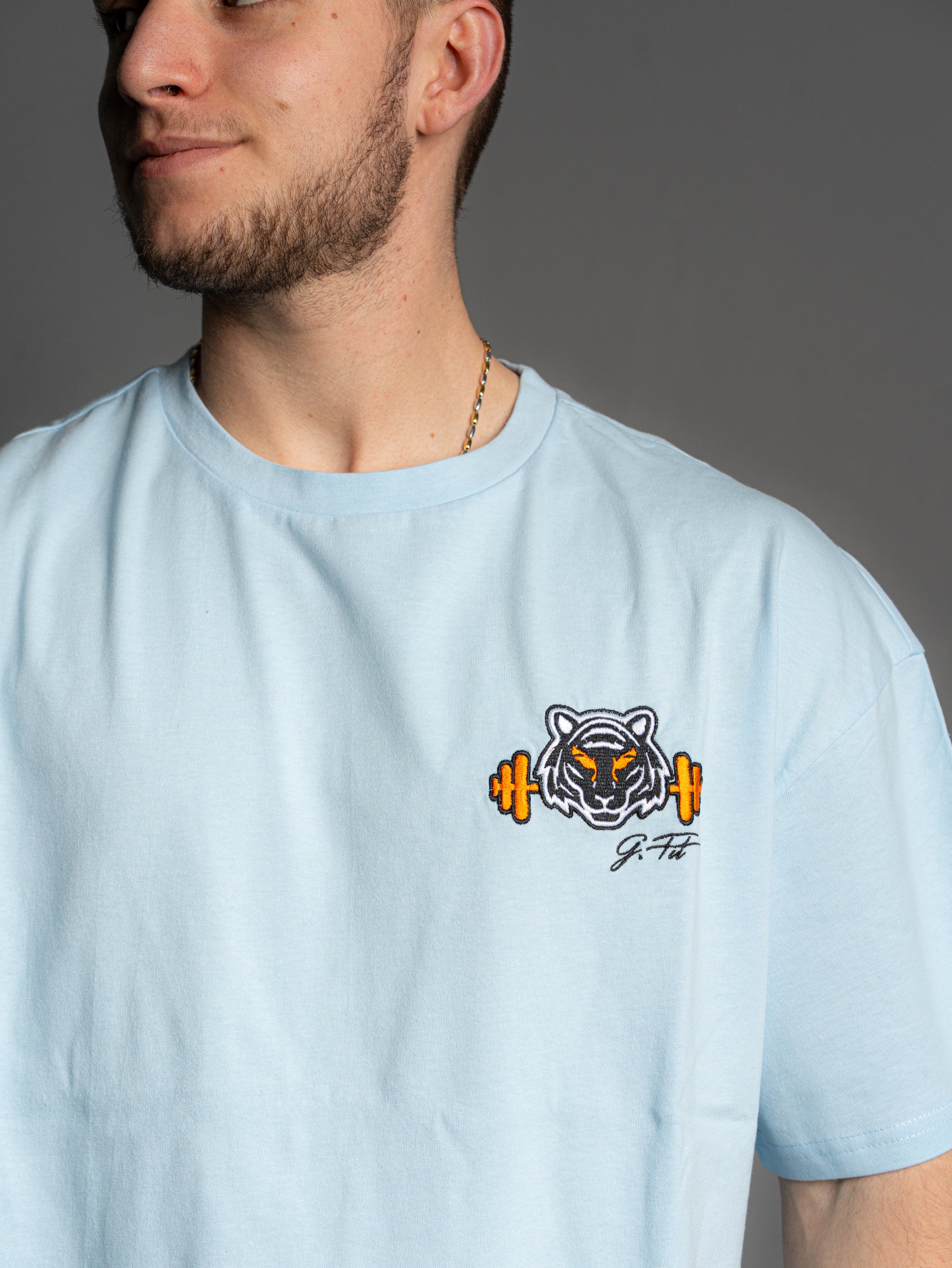 LIGHT BLUE STREET OVER T-SHIRT