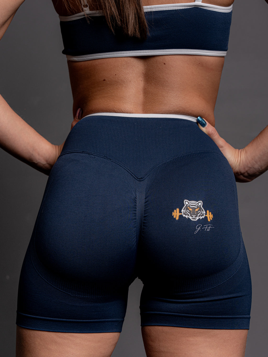 BLUE CONTRAST CYCLING SHORT
