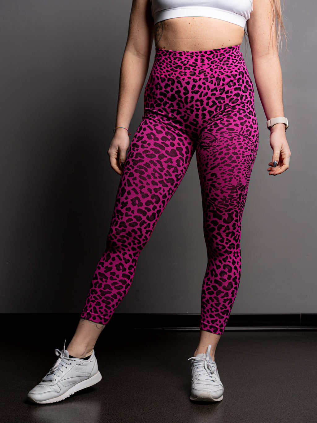 FUCSIA LEOPARD LEGGINGS