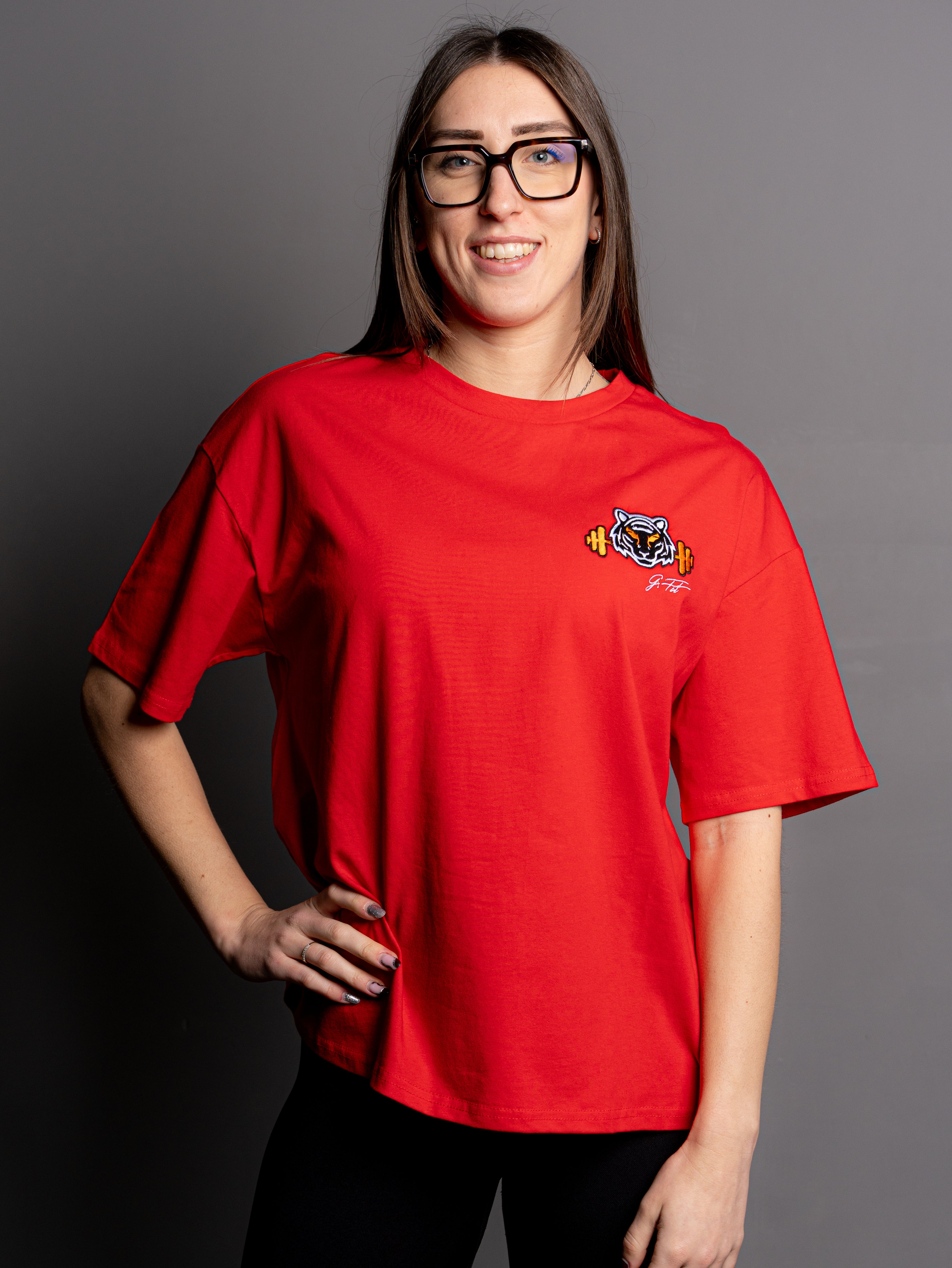 RED STREET OVER T-SHIRT