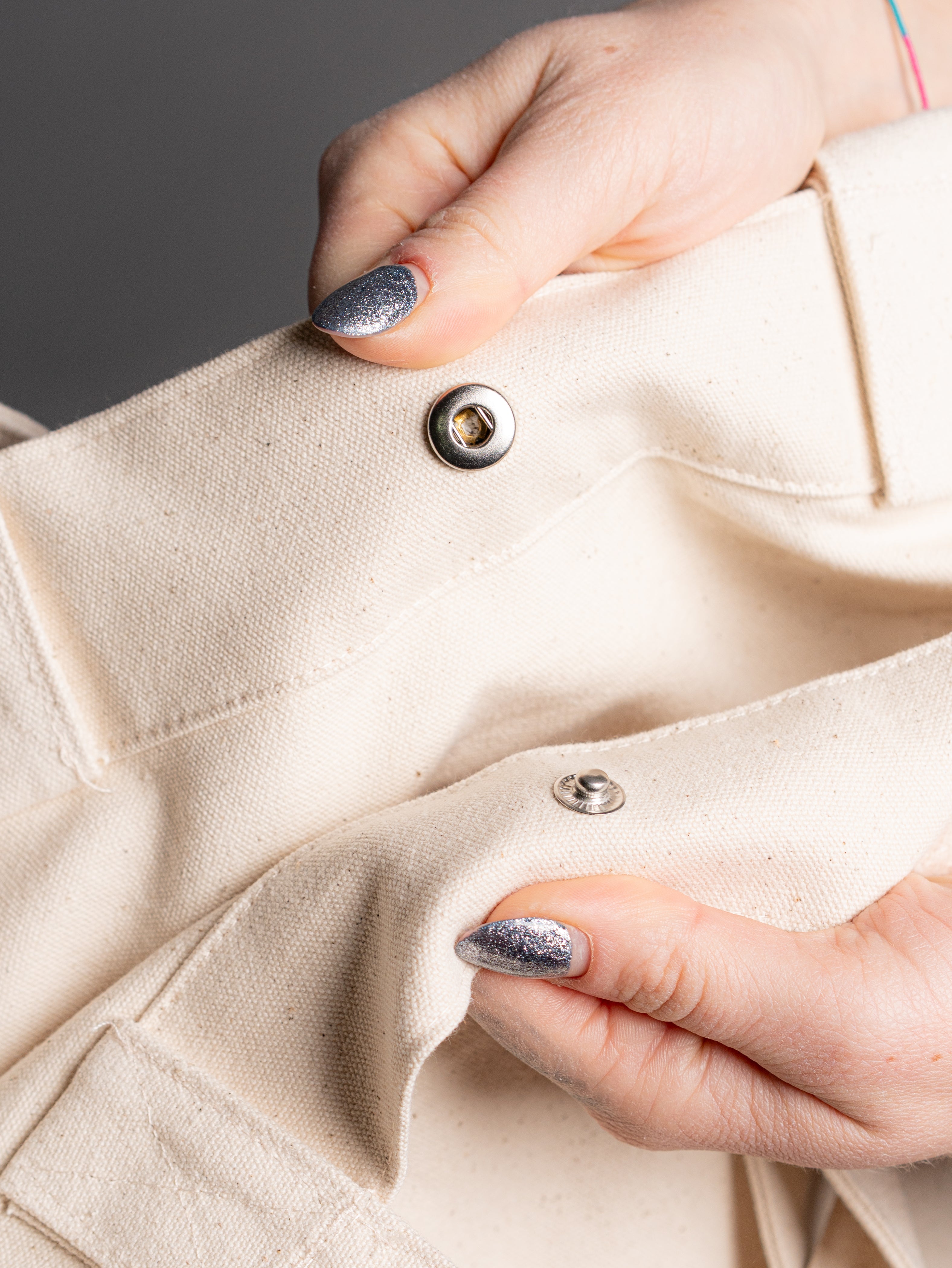 BEIGE OVERSIZE COTTON BAG