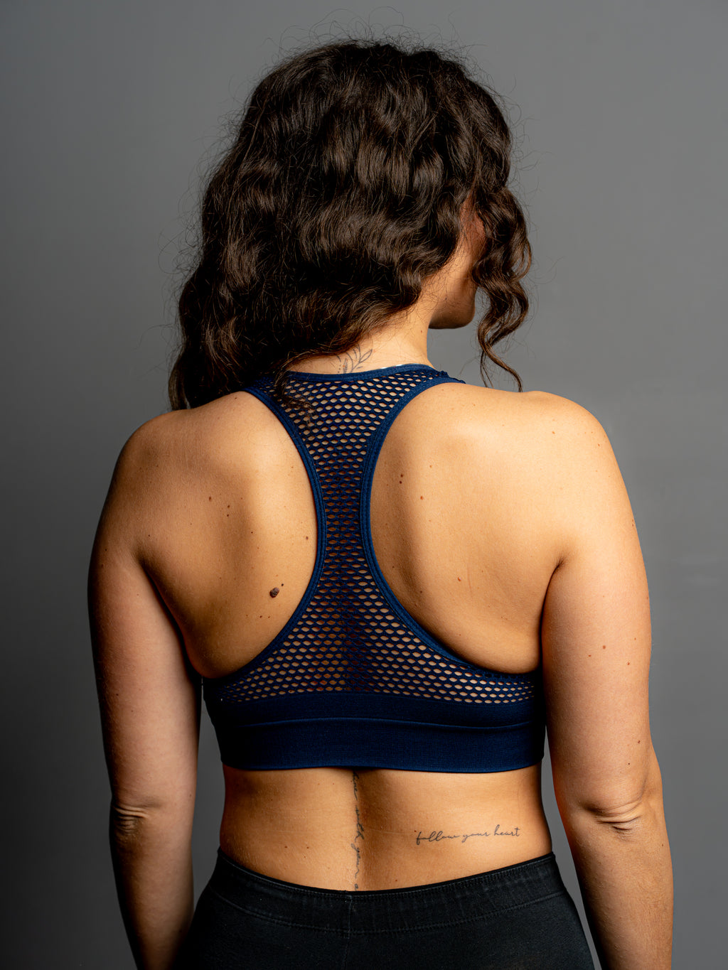 DARK BLUE ZIP-FIT TOP