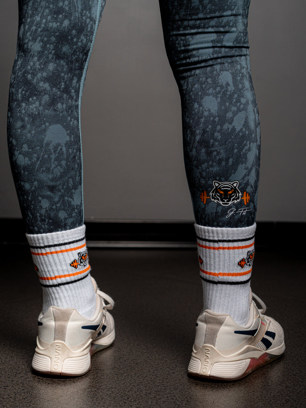 BLUE GALAXY PUSH UP LEGGINGS