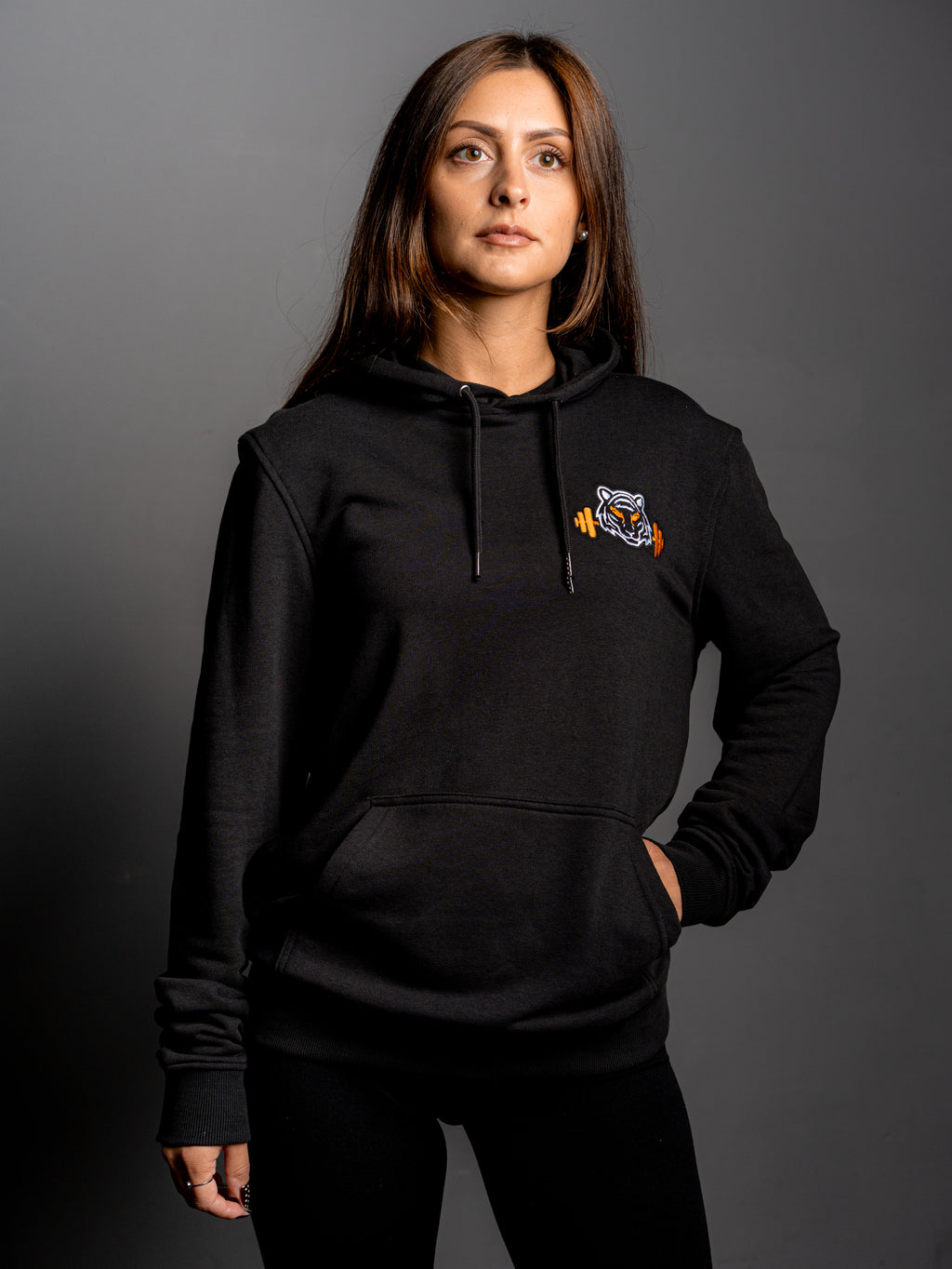 BLACK OVERSIZE SWEATSHIRT - UNISEX