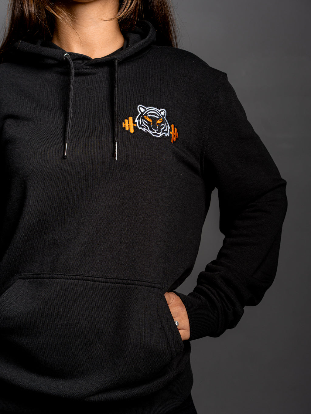 BLACK OVERSIZE SWEATSHIRT - UNISEX