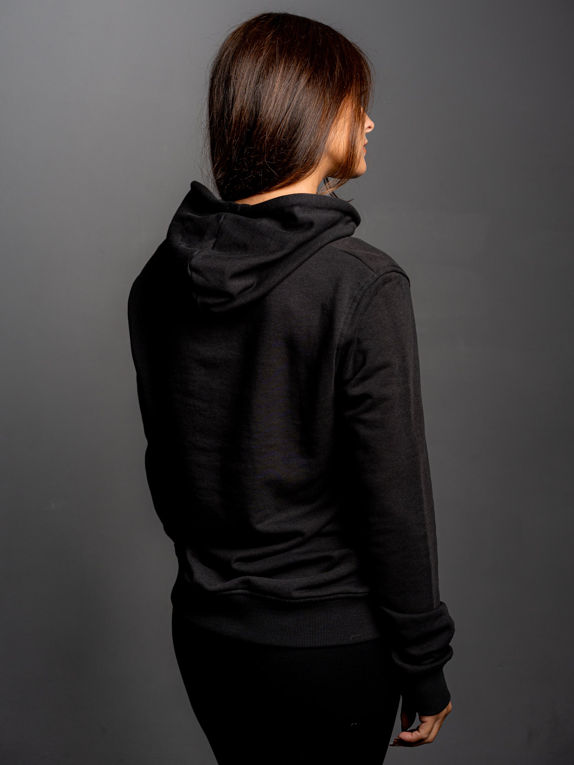 BLACK OVERSIZE SWEATSHIRT - UNISEX
