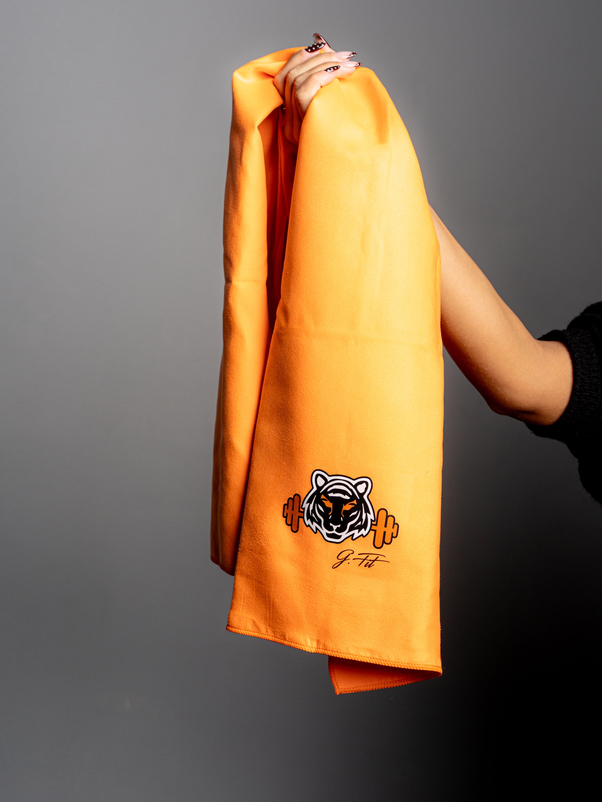 ORANGE MICROFIBER TOWEL