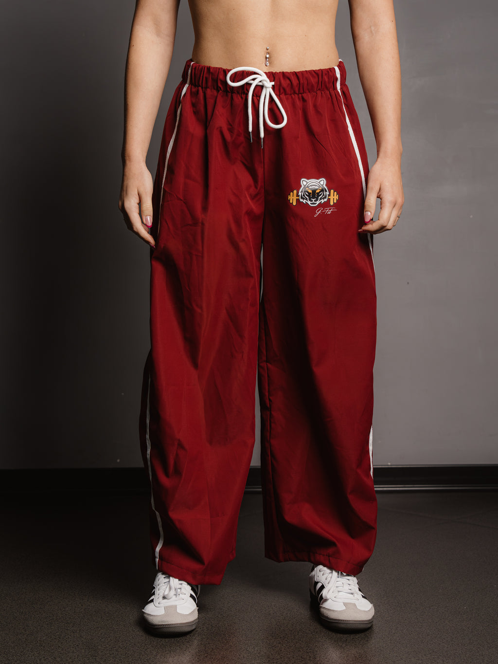 AEROBICS UNISEX PANTS BORDEAUX