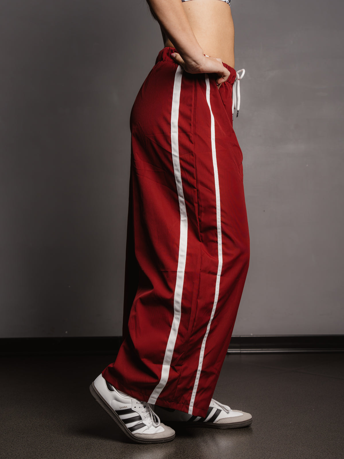 AEROBICS UNISEX PANTS BORDEAUX