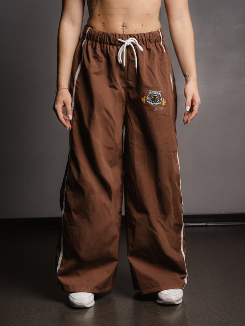 AEROBICS UNISEX PANTS BROWN