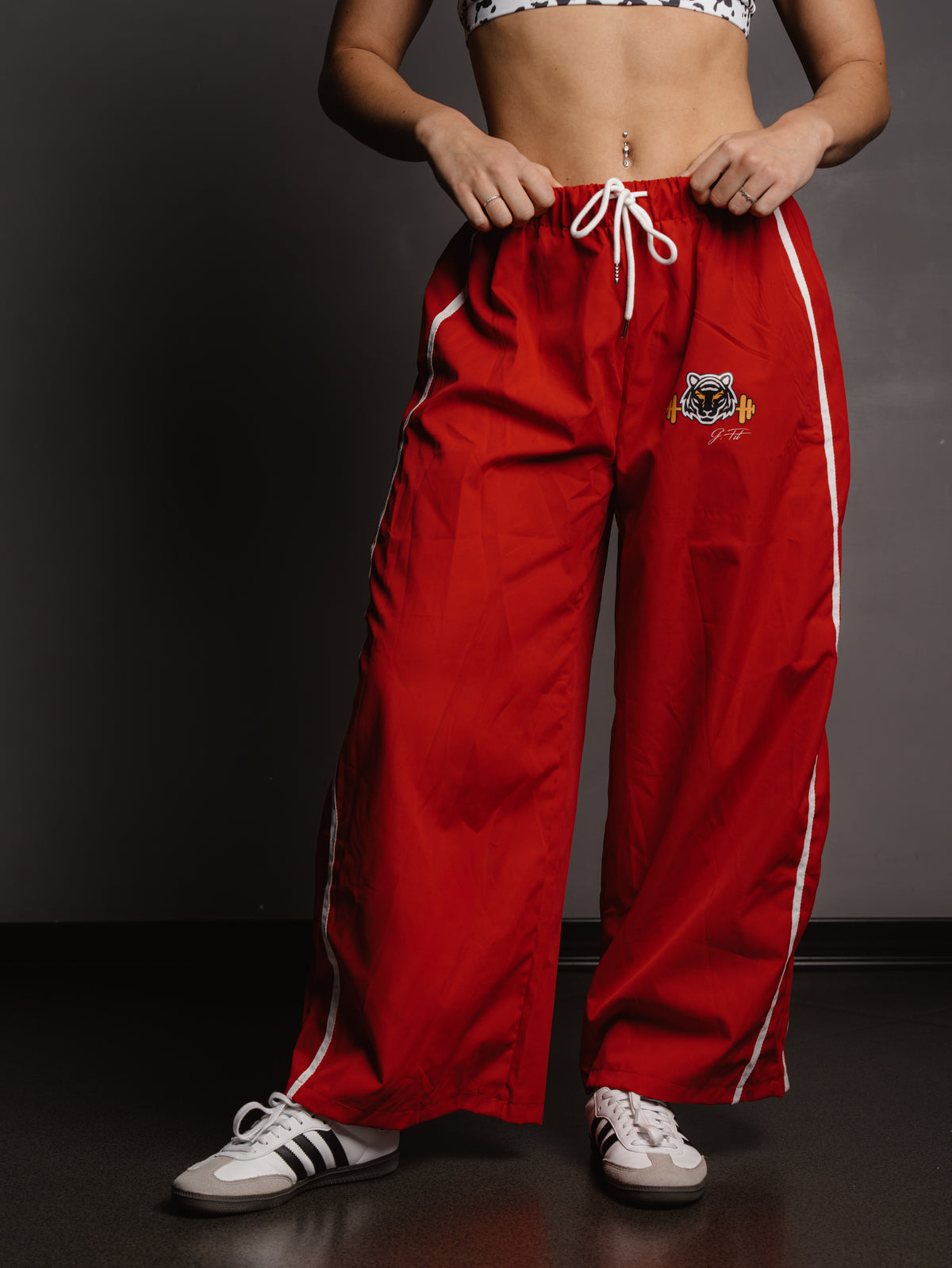 AEROBICS UNISEX PANTS RED