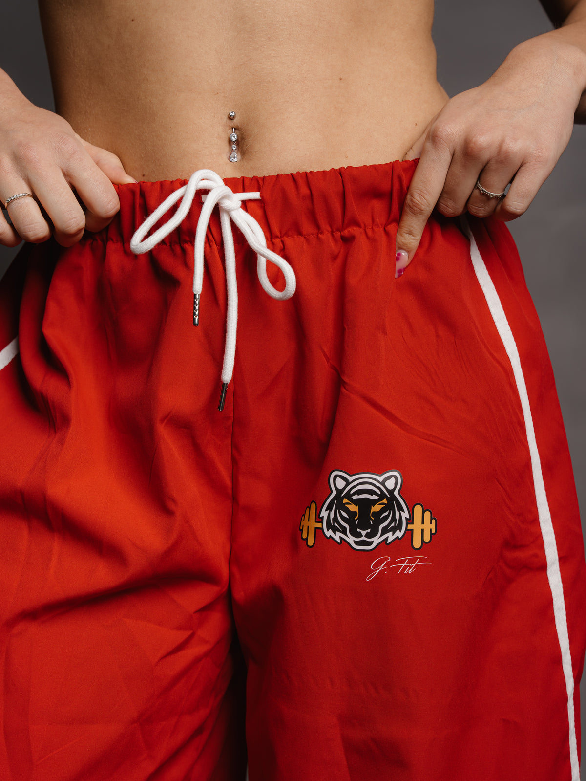 AEROBICS UNISEX PANTS RED