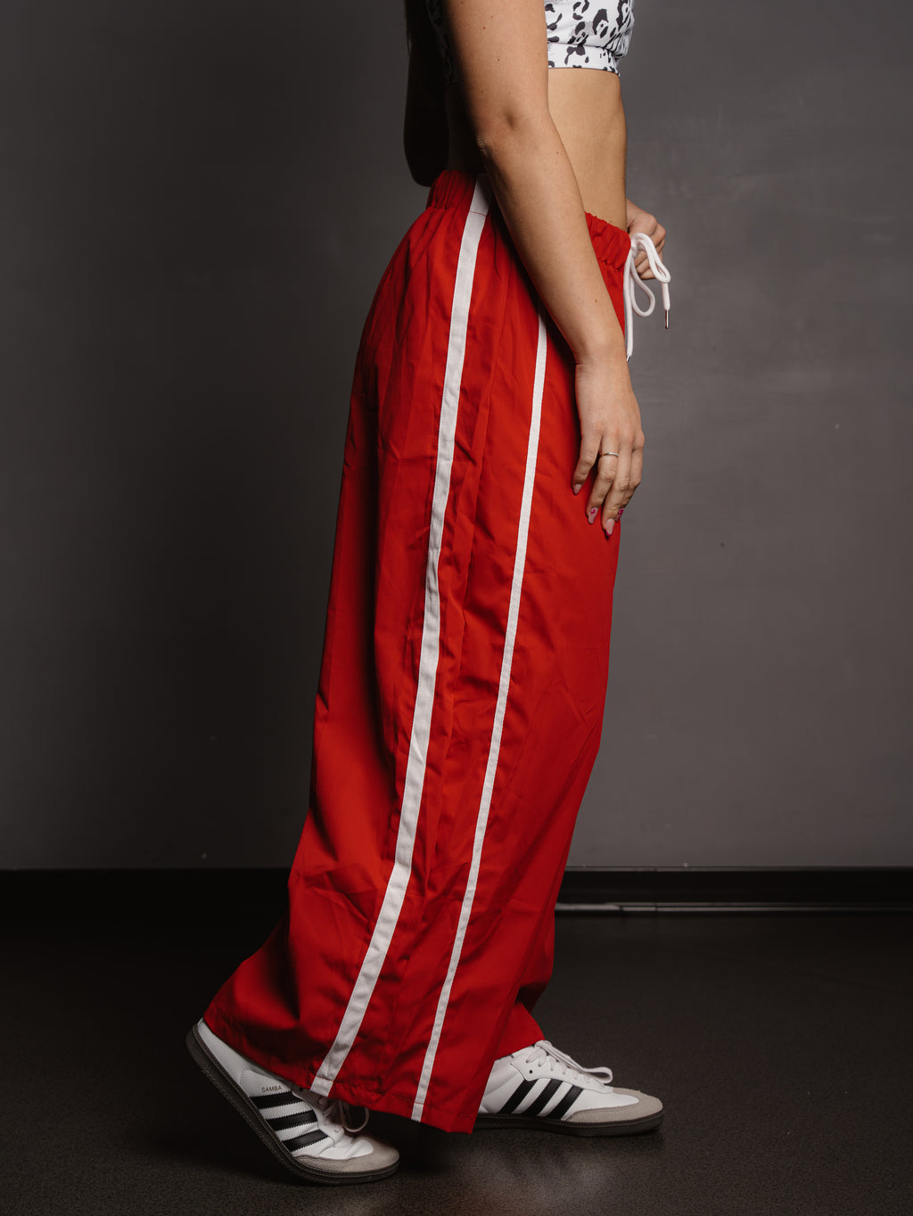AEROBICS UNISEX PANTS RED
