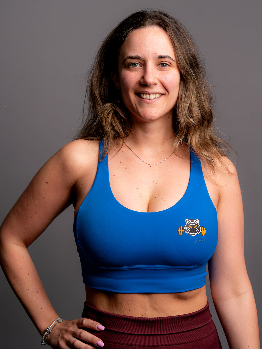 BLUE FULLHOLD TOP