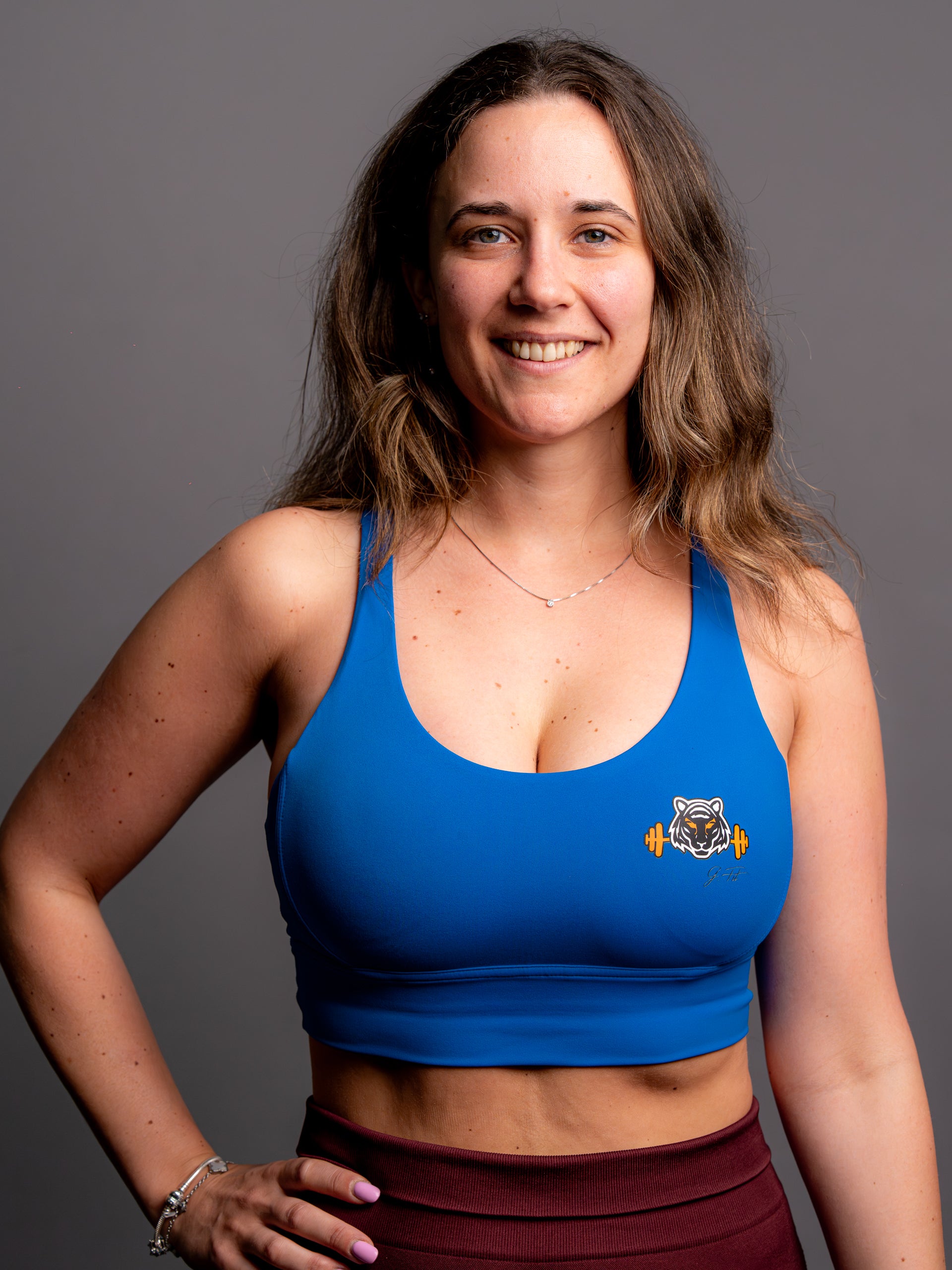 BLUE FULLHOLD TOP