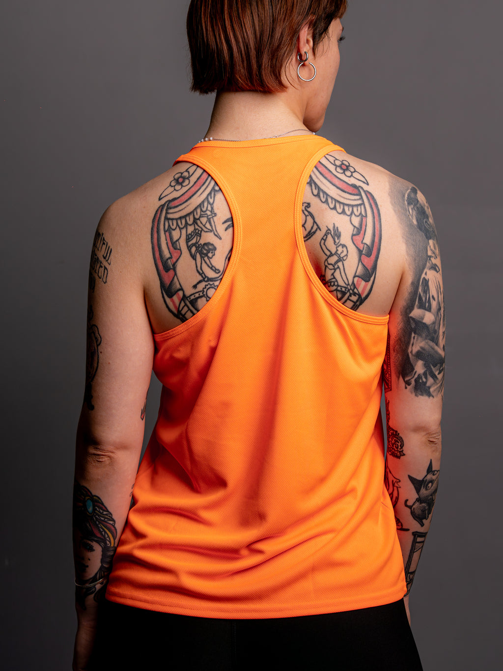 ORANGE FLUO TANK TOP