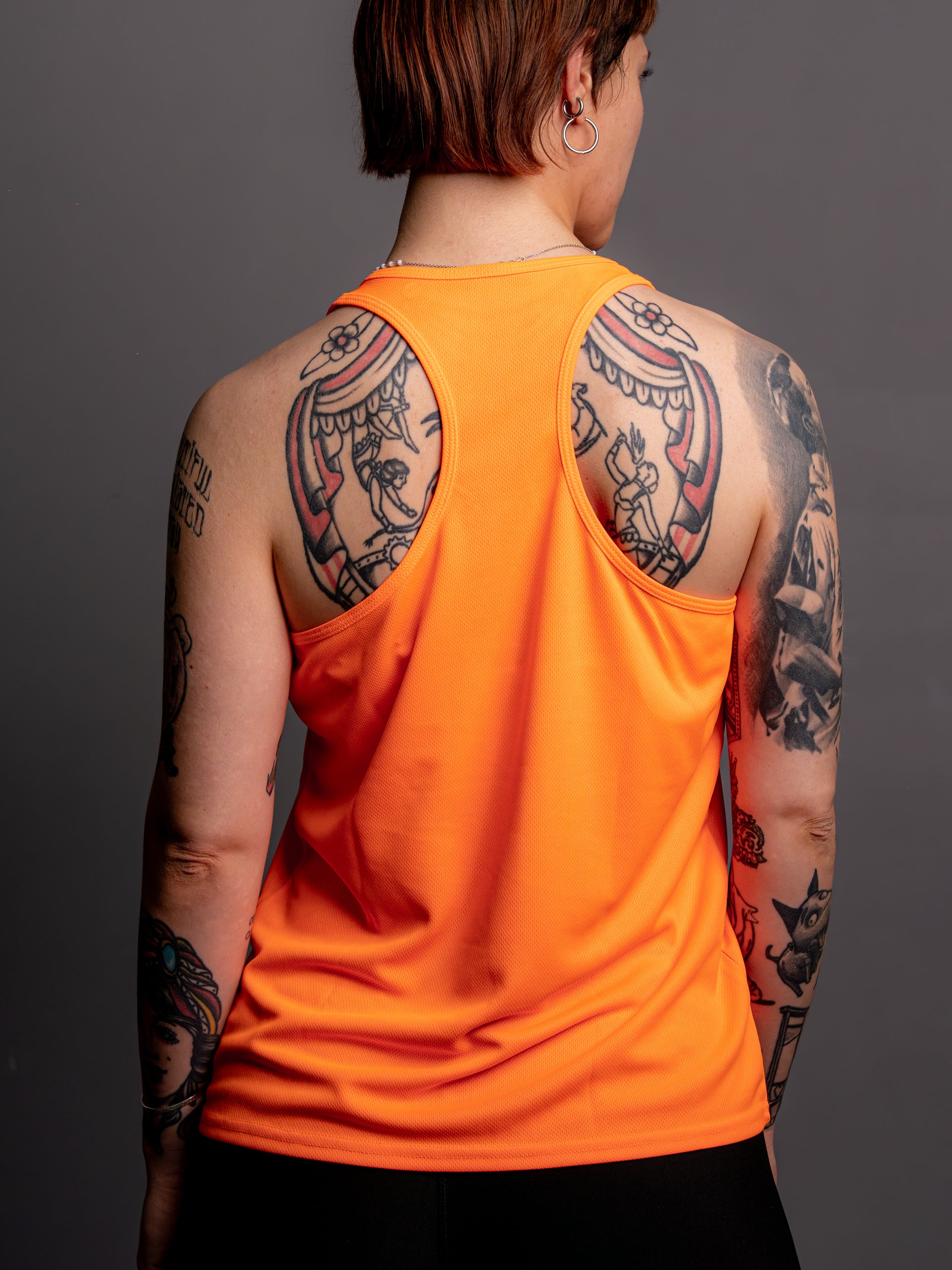 ORANGE FLUO TANK TOP