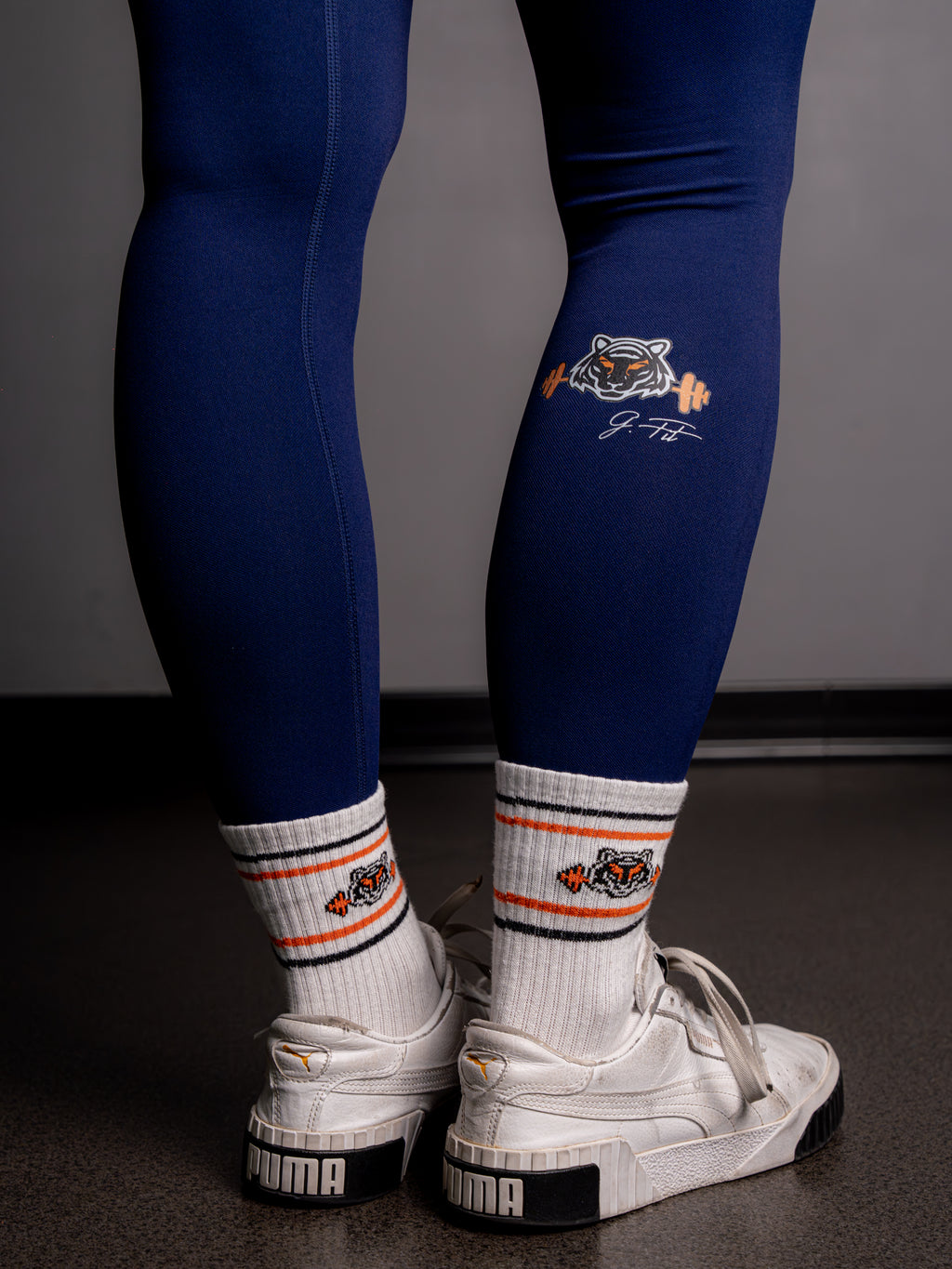 DARK BLUE SCULPTY LEGGINGS