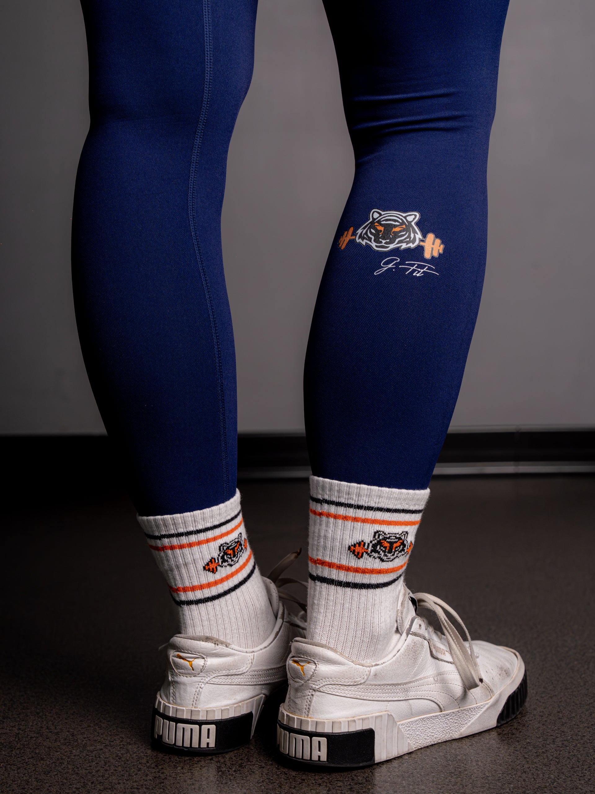 DARK BLUE SCULPTY LEGGINGS