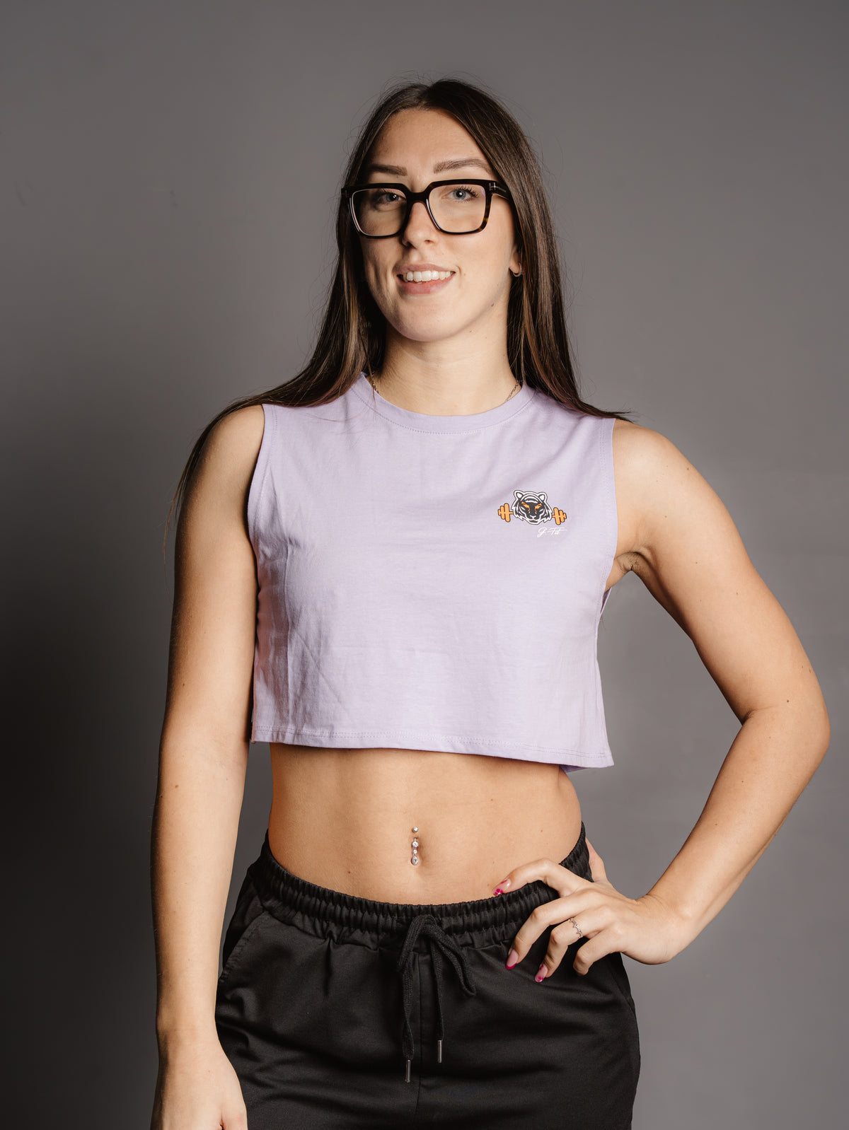 LILAC CROPPED TANK TOP