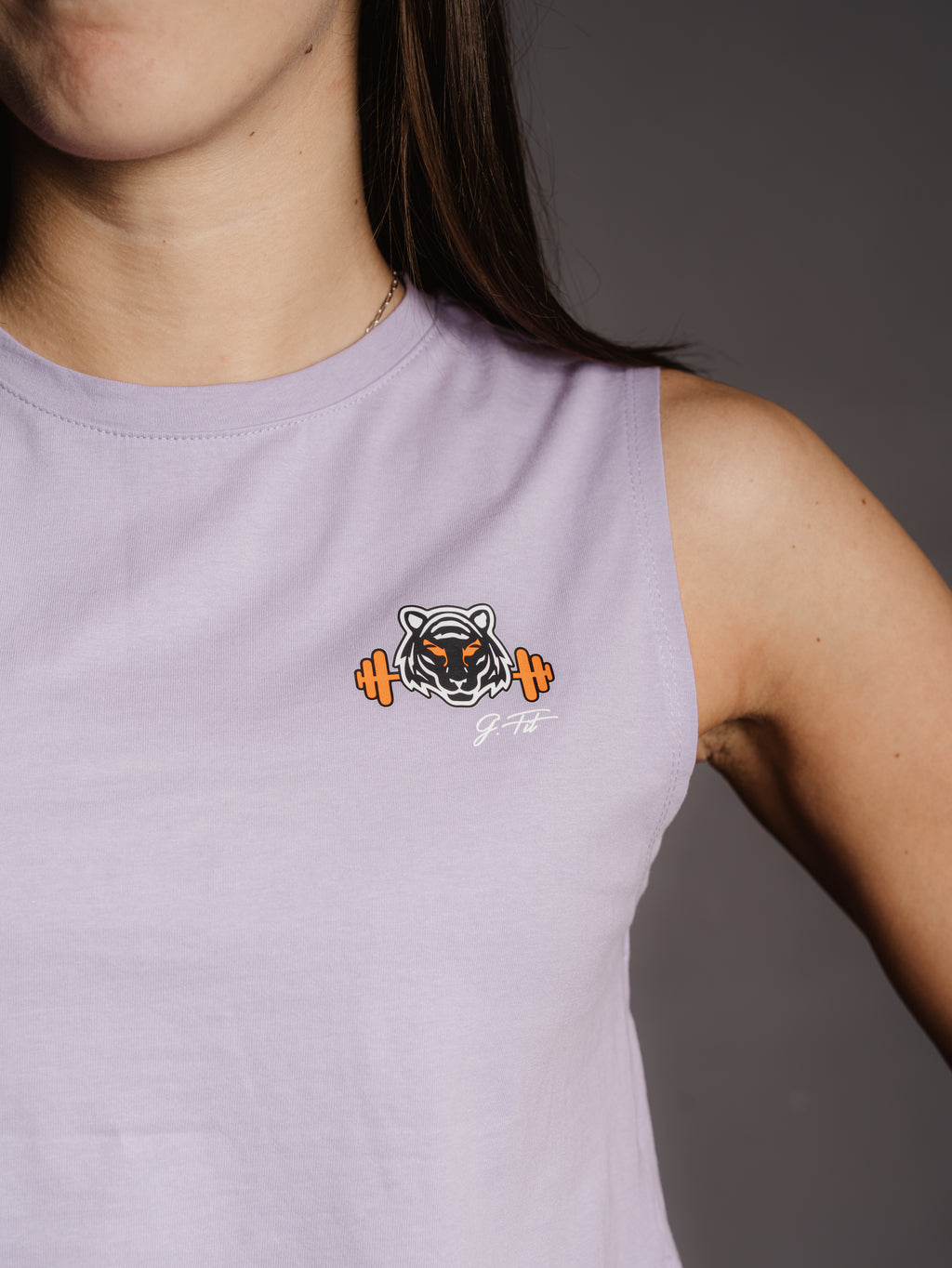LILAC CROPPED TANK TOP